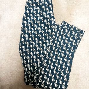 Geometric Print Pants